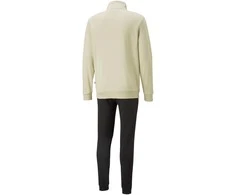 Puma Sportinis Kostiumas Vyrams Clean Sweat Suit Juodas Creamy 585840 88