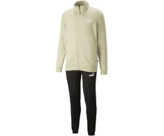 Puma Sportinis Kostiumas Vyrams Clean Sweat Suit Juodas Creamy 585840 88