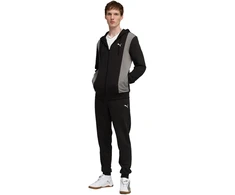Puma Sportinis Kostiumas Vyrams Hooded Sweat Suit Juodas Pilkas 691769 01