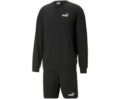 Puma Sportinis Kostiumas Vyrams Relaxed Sweat Juodas 673308 01