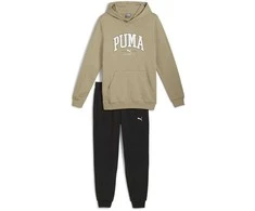 Puma Sportinis Kostiumas Vyrams Squad Hooded rusvai gelsvas Juodas 681901 67