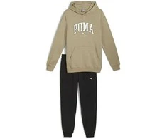 Puma Sportinis Kostiumas Vyrams Squad Hooded rusvai gelsvas Juodas 681901 67