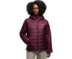 Puma Striukė Moterims Ess Hooded Padded Bordo 685231 24