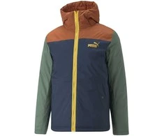 Puma Striukė Vyrams Colourblock Hoode Mėlyna Oranžinis Žalias 849346 64