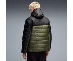 Puma Striukė Vyrams Ess Hooded Padded Juodas Žalias 685211 86