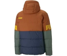 Puma Striukė Vyrams Power Hoode Down Puff Oranžinis Žalias Mėlyna 849335 64
