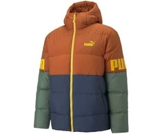 Puma Striukė Vyrams Power Hoode Down Puff Oranžinis Žalias Mėlyna 849335 64