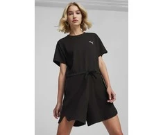Puma Vientisas Sportinis Kostiumėlis Moterims Her Short Jumpsuit Juodas 677891 01