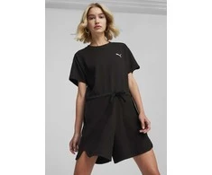 Puma Vientisas Sportinis Kostiumėlis Moterims Her Short Jumpsuit Juodas 677891 01