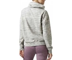 Reebok Džemperis El Marble Cowl Neck Pilkas Heather BK5189