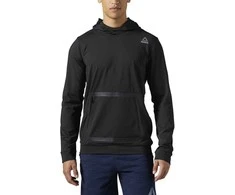 Reebok Džemperis Hexawarm Pullover Hoodie Juodas BR9625