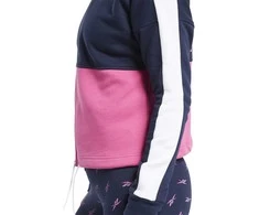 Reebok Džemperis Moterims Te Linear Logo Ft F Mėlyna Rožinė FU2205