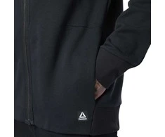 Reebok Džemperis TS FZ Hood Juodas EC0734