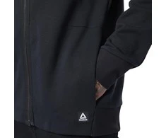 Reebok Džemperis TS FZ Hood Juodas EC0734