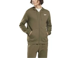 Reebok Džemperis Vyrams Hoodie Ri Left Chesto Logo Žalias HG4452