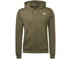 Reebok Džemperis Vyrams Hoodie Ri Left Chesto Logo Žalias HG4452