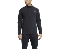 Reebok Džemperis Vyrams Ow Flc Q Zip Juodas