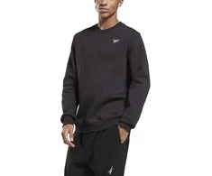 Reebok Džemperis Vyrams Ri Fleece Crew Juodas