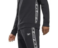 Reebok Džemperis Vyrams Ri Tape Crew Juodas HB5974