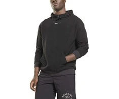 Reebok Džemperis Vyrams Wor Fleece Oth Hoodie Juodas