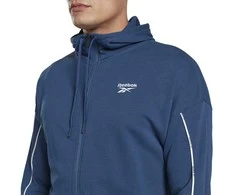 Reebok Džemperis Vyrams Wor Piping Fz Mėlyna HA1073