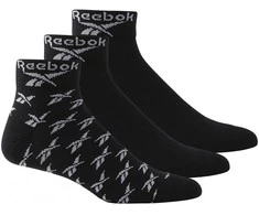Reebok Kojinės Cl Fo Ankle Sock 3P Juodas GG6675