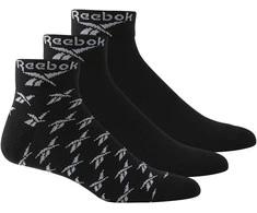 Reebok Kojinės Cl Fo Ankle Sock 3P Juodas GG6675