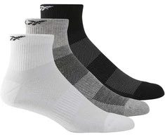 Reebok Kojinės Te Ank Sock 3p Baltas Juodas Pilkas H11292