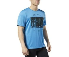 Reebok Marškinėliai Re Run Crew Tee Mėlyna EC2546