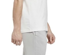 Reebok Marškinėliai Vyrams Ri Left Chest Logo Baltas HG4443