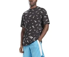 Reebok Marškinėliai Vyrams Te Aop Vector Tee Juodas GL3142