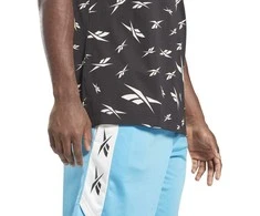 Reebok Marškinėliai Vyrams Te Aop Vector Tee Juodas GL3142