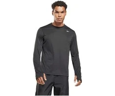 Reebok Marškinėliai Vyrams Train Ls Tech Tee Juodas 100065576