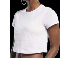 Reebok Palaidinė Moterims Classic Vector Crop Top Rožinė FJ3294