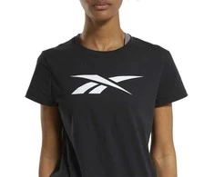 Reebok Palaidinė Moterims Te Graphic Vector T Juodas