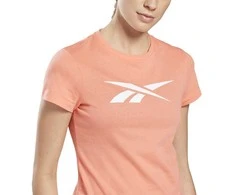 Reebok Palaidinė Moterims Te Graphic Vector T Peach GI6640