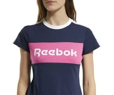 Reebok Palaidinė Moterims Te Linear Logo Deta Mėlyna