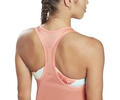 Reebok Palaidinė Moterims Us Perform Mesh Tan Coral GI6554