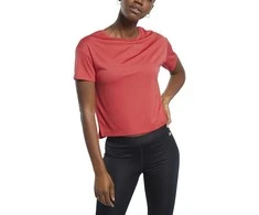 Reebok Palaidinė Moterims Wor Comm Poly Tee Rožinė FQ0404