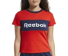 Reebok Palaidinė MoterimsTe Linear Logo Deta Raudona