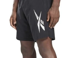 Reebok Šortai Vyrams Wor Woven Graphic Juodas GL3181