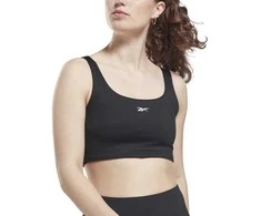 Reebok Sportinė Liemenėlė Moterims Wor Rib Bralette Juodas GS1953