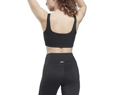 Reebok Sportinė Liemenėlė Moterims Wor Rib Bralette Juodas GS1953