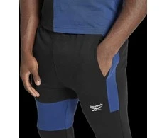 Reebok Sportinės Kelnės Vyrams Evostripe Crew Medium Mėlyna Juodas HG3191