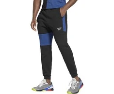 Reebok Sportinės Kelnės Vyrams Evostripe Crew Medium Mėlyna Juodas HG3191