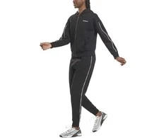 Reebok Sportinis Kostiumas Moterims Piping Pack Hooded Juodas HE2275
