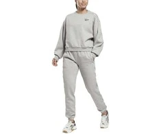 Reebok Sportinis Kostiumas Moterims Piping Pack Tracksuit Pilkas HB4025