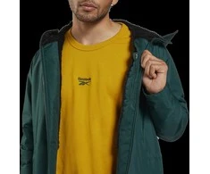 Reebok Striukė Unisex Ow Urban Feece Parka Žalias HI0919