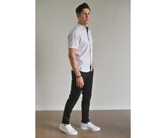 Semco Marškiniai Trumpomis Rankovėmis Vyrams Baltas 2.5XL-40501 3673