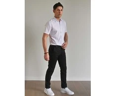 Semco Marškiniai Trumpomis Rankovėmis Vyrams Baltas 2.5XL-40516 10047